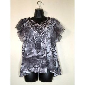 Unity World Wear Grey 1X Top